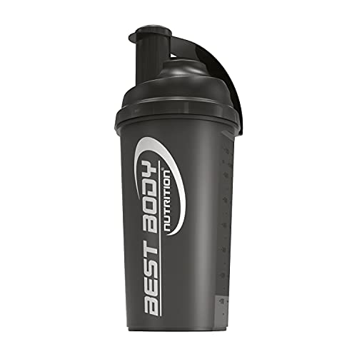 Best Body Nutrition Shaker à protéines - Acier Noir - 700 ml - sans BPA