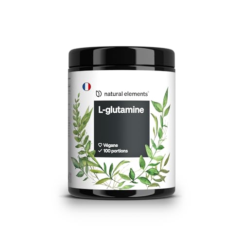 L-Glutamine en poudre – 500g – L-Glutamine pure – goût neutre – végétalien, hautement dosé, sans additifs – produit en Allemagne & testé en laboratoire