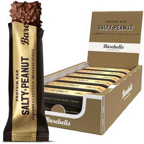 Barebells Barre de protéine 20g proteine, 12x55g chocolat protein bars (Salty Peanut)